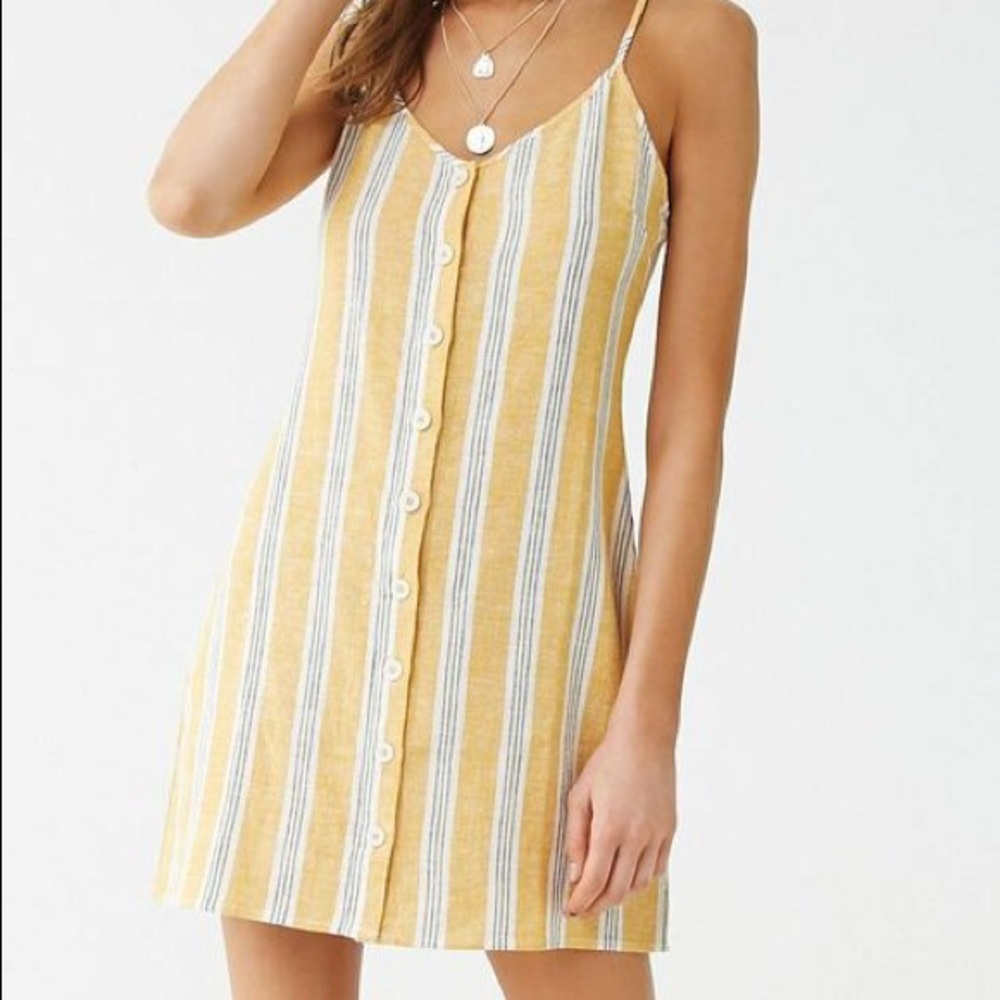 Forever21 linen cami dress